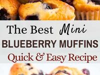 Bursting Mini Blueberry Crumble Muffins: Moist, Fluffy & Buttery
