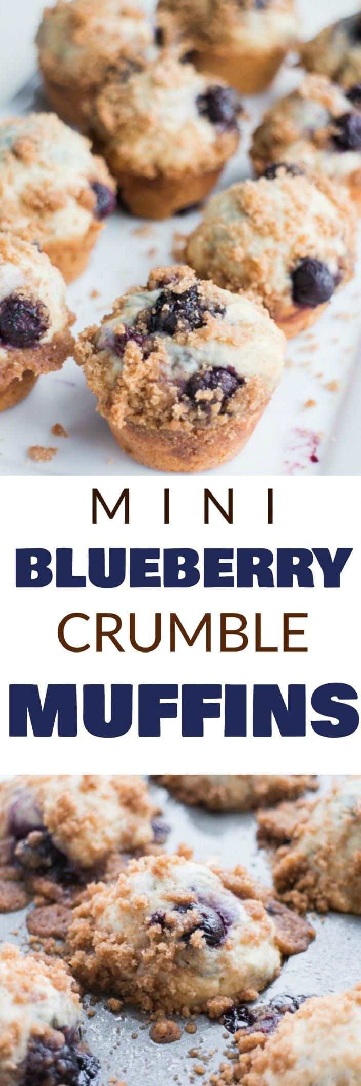 Quick & Easy Mini Blueberry Crumble Muffins: No Mixer!